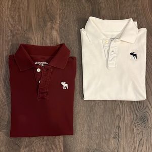 Abercrombie & Fitch Kids Polo Shirt Set - Red and White
